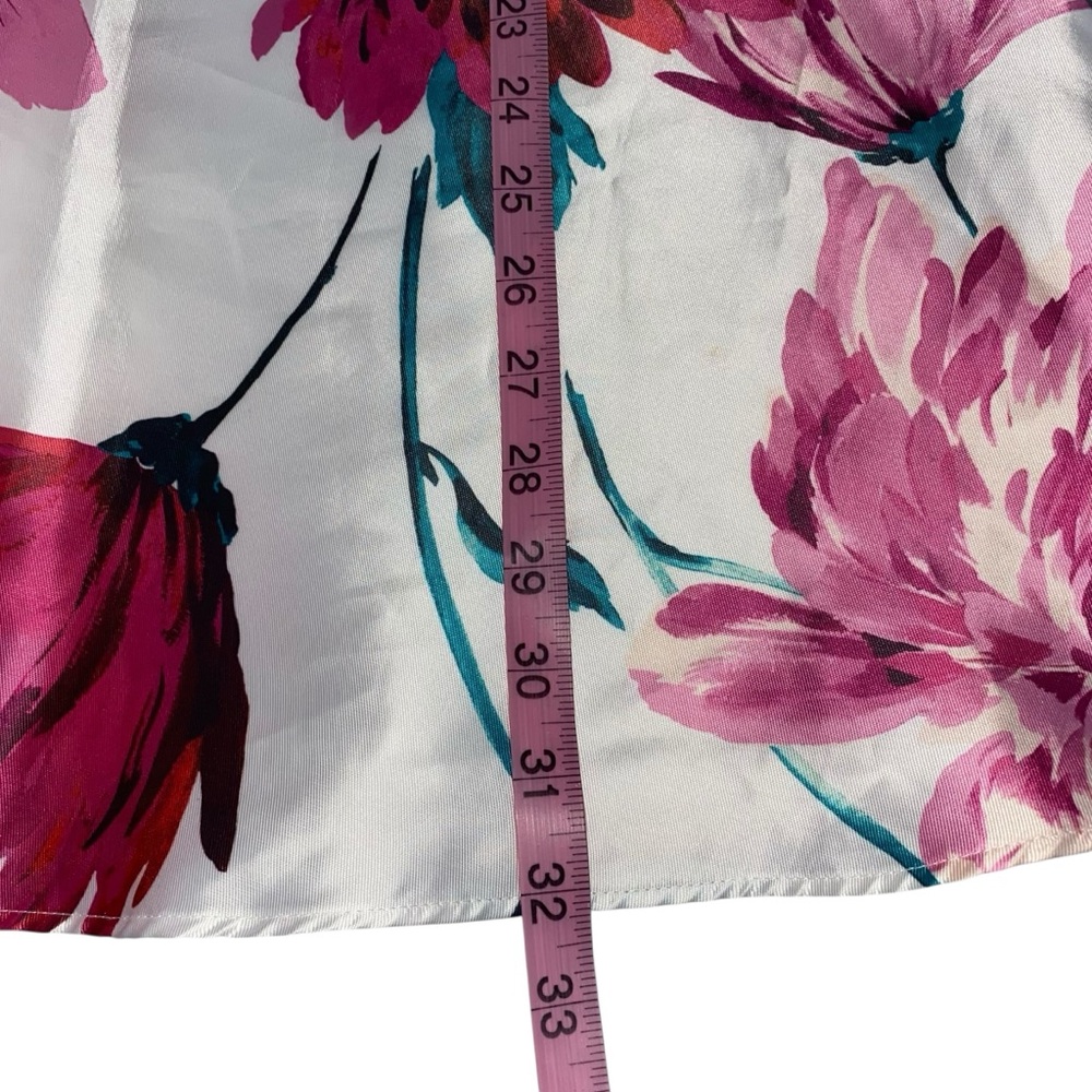 The Children's Place NWT Pink and White Floral Dress Off The Shoulder Size 14 - Picture 12 of 16